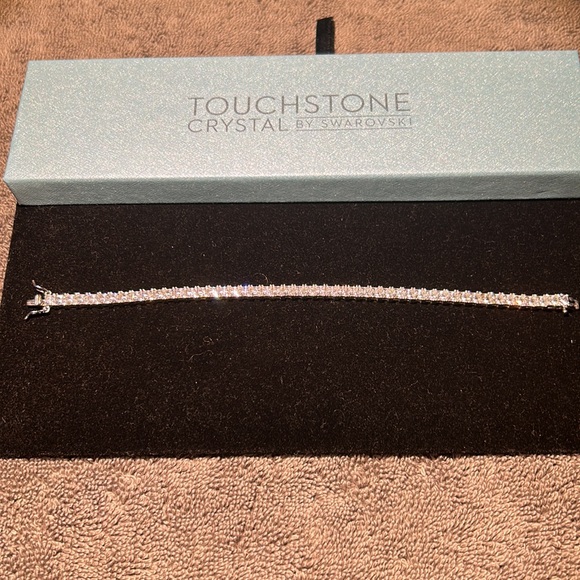 Touchstone Crystal By Swarovski Be Seen Tennis Bracelet - Picture 3 of 4